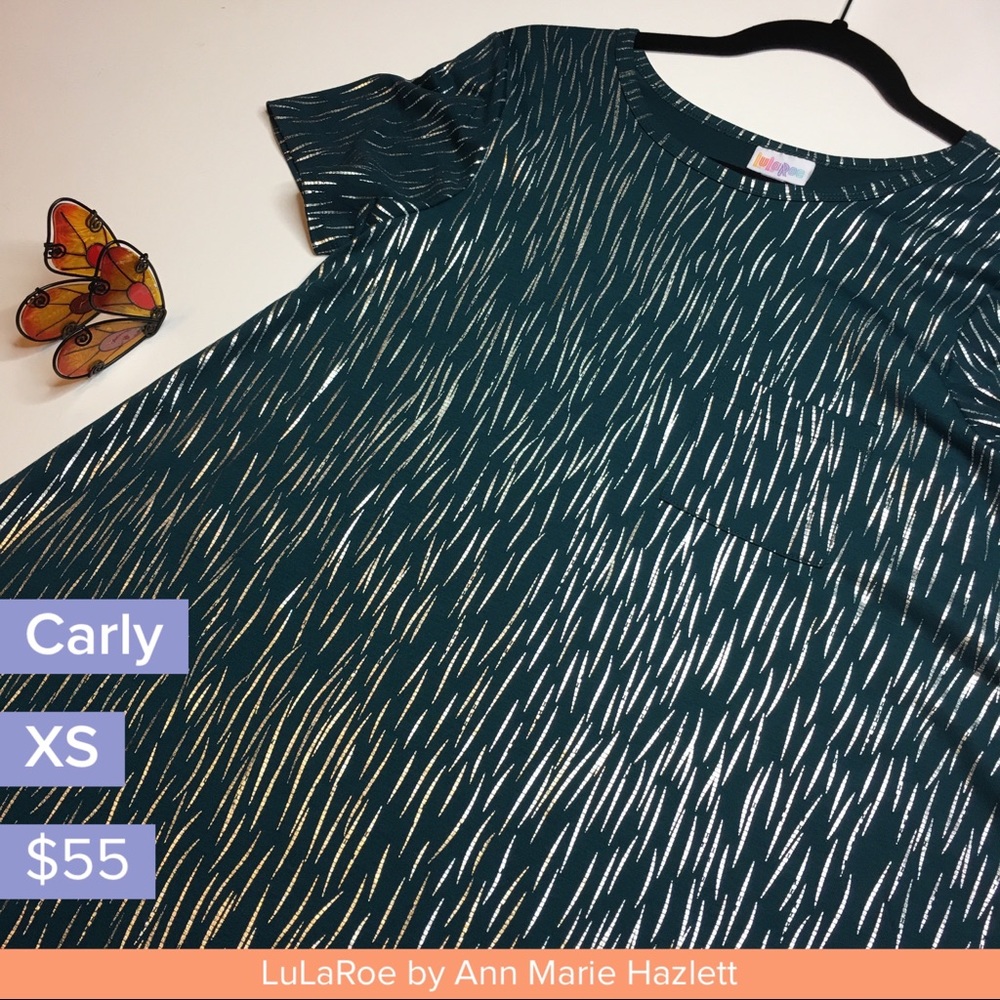 NWT LuLaRoe Elegant Carly XS Extra Small